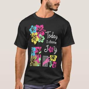 Camiseta Hoy Elijo Alegría Cita Inspiradora Cristiana F