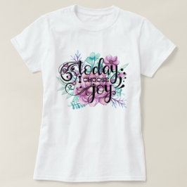 Camiseta Hoy Elijo Alegría | Floral