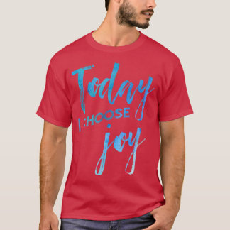 Camiseta Hoy elijo la alegre acuarela cristiana fe