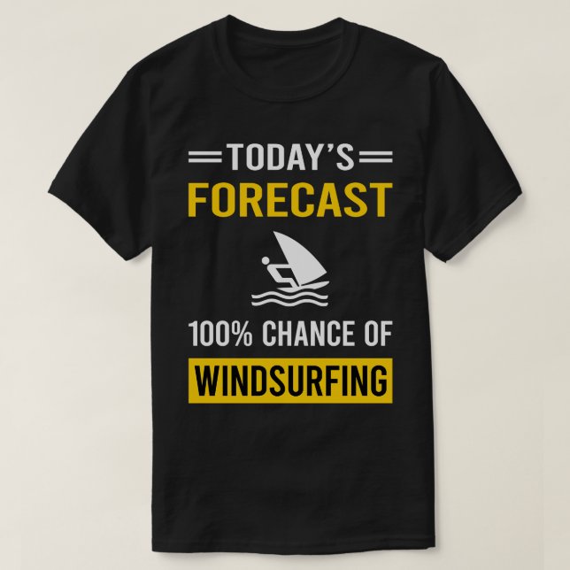 Camiseta Hoy en día Forecast Windsurf Windsurf Windsurf (Diseño del anverso)