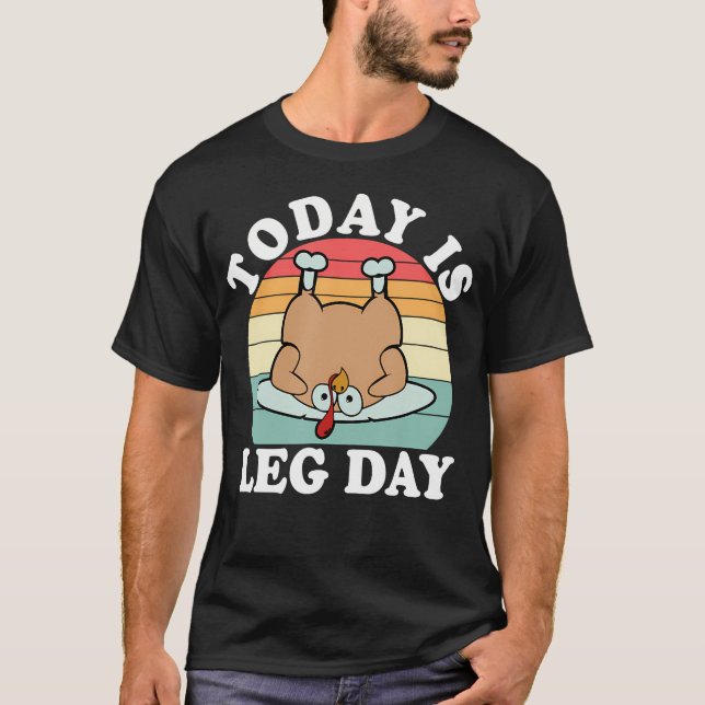 Camiseta Hoy Es Día De Pierna (Anverso)