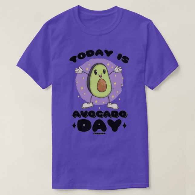 Camiseta Hoy es día del aguacate (Diseño del anverso)