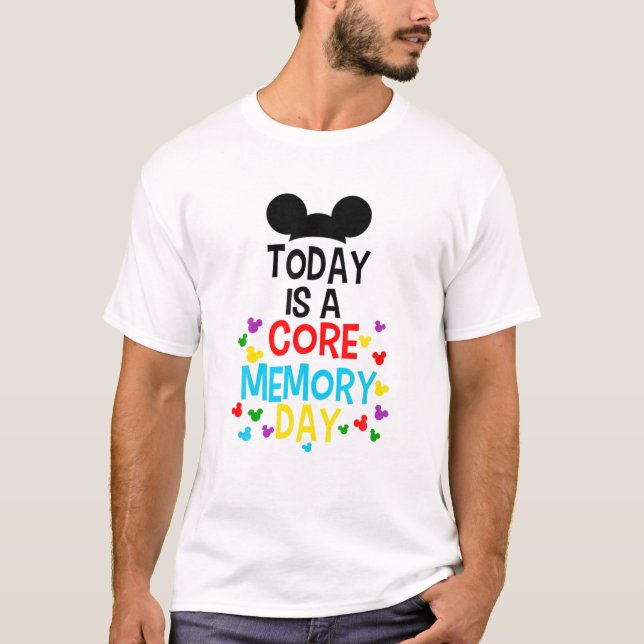 Camiseta Hoy Es El Día De La Memoria Básica Para Los Hombre (Anverso)