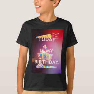 Camiseta Hoy es mi arte de cumpleaños