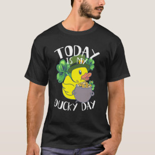 Camiseta Hoy es mi dudoso día de suerte.