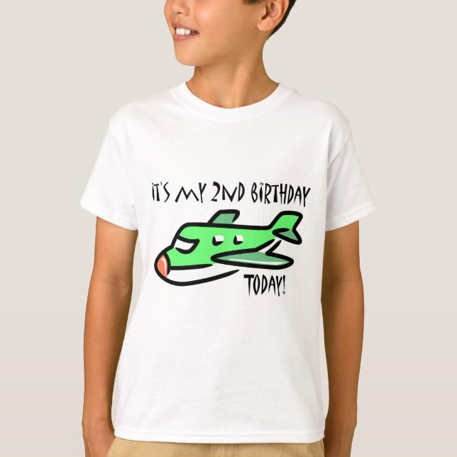 Camiseta Hoy es mi segundo cumpleaños (Anverso)