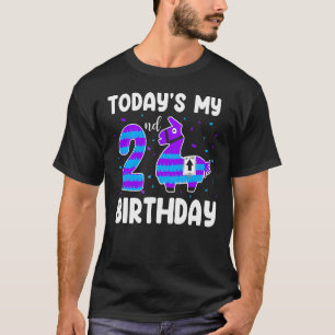 Camiseta Hoy es mi segundo cumpleaños, niños Chicas se llam