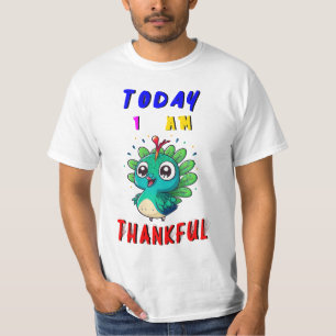 Camiseta Hoy Estoy Agradecido Noviembre Día de Acción de Gr