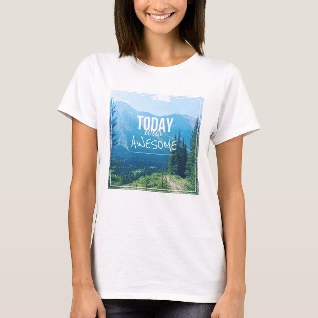 Camiseta Hoy fue asombroso (Anverso)