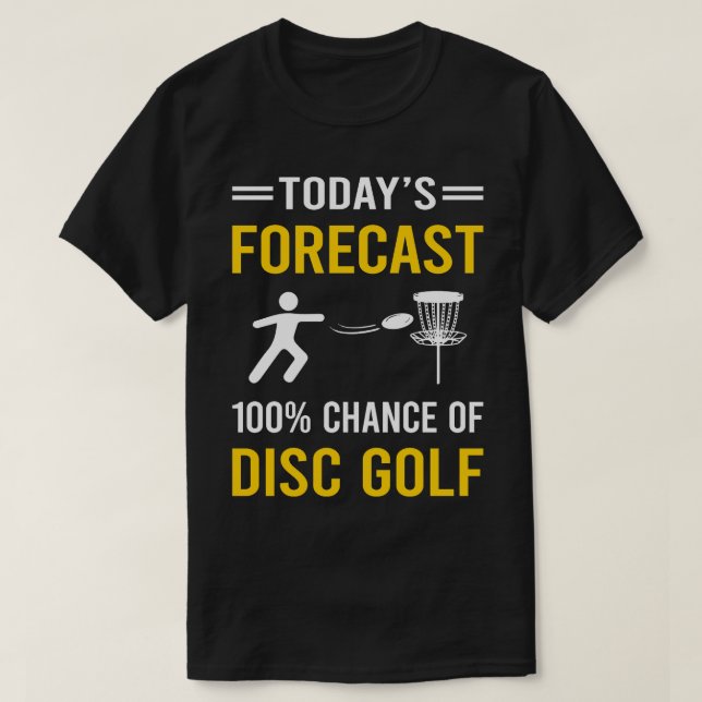 Camiseta Hoy Golf de disco de previsión (Diseño del anverso)