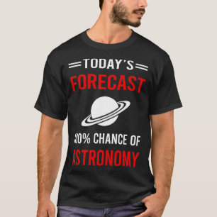 Camiseta Hoy la astronomía de las predicciones