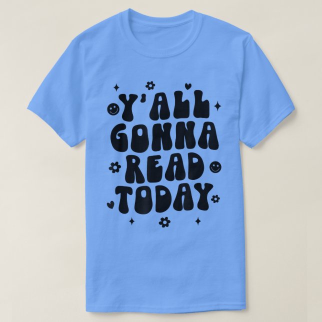 Camiseta Hoy leeremos la biblioteca Lover (Diseño del anverso)