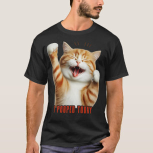 Camiseta Hoy me uní a un gato gracioso
