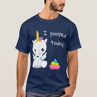 Camiseta Hoy me unicornio blanco lindo