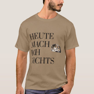 Camiseta Hoy no estoy haciendo nadaIlustración de gato dive