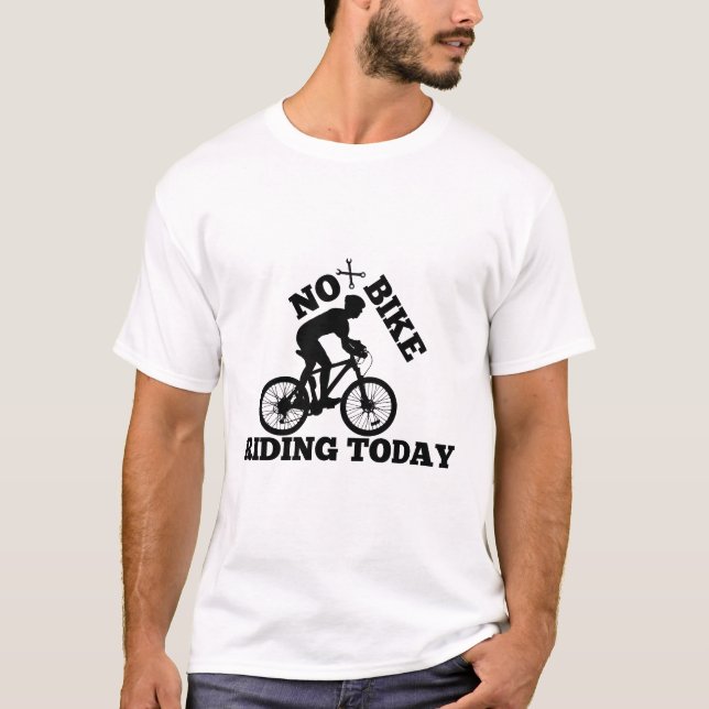 Camiseta Hoy no hay ciclismo - Funny y Casual (Anverso)