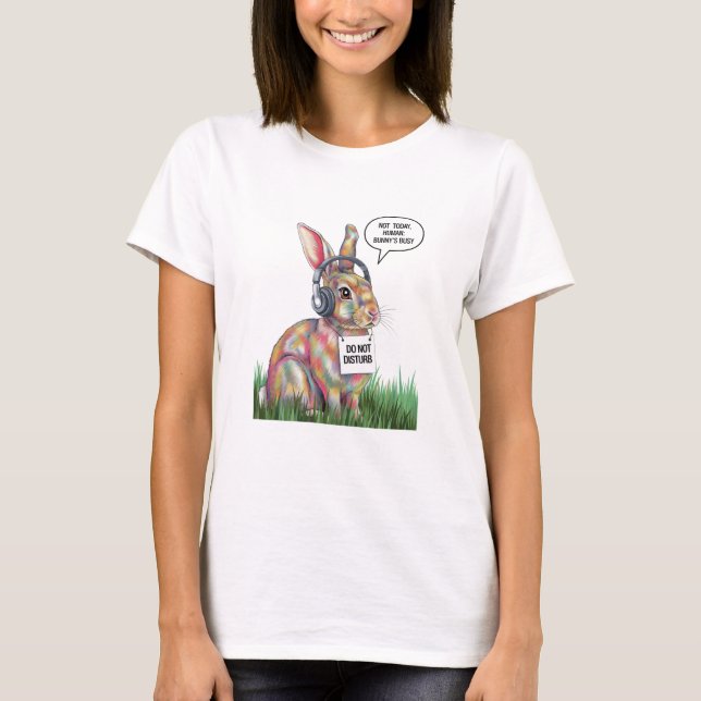 Camiseta ¡Hoy no, humanos! (Anverso)