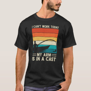 Camiseta Hoy no puedo trabajar mi brazo está en un capullo