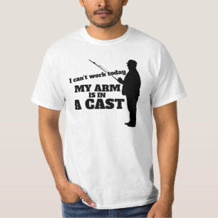 Camiseta Hoy no puedo trabajar mi brazo está en un capullo