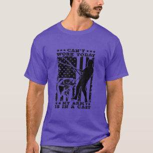 Camiseta Hoy no puedo trabajar Mi brazo está en un paro, pe