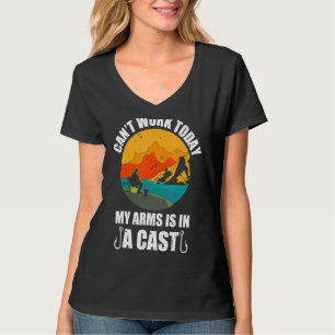 Camiseta Hoy no puedo trabajar Mi brazo está en una vena de