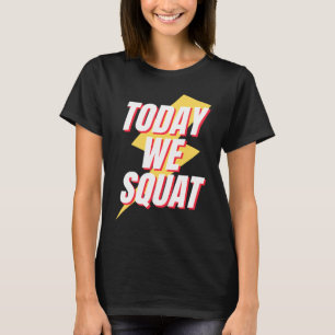 Camiseta Hoy Ocuparemos Cuadrados De Fitness Retro Workout 