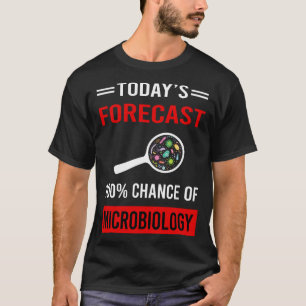 Camiseta Hoy predecir microbiólogo de microbiología