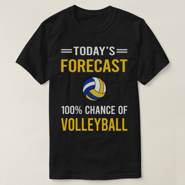 Camiseta Hoy Predicar el voleibol (Diseño del anverso)