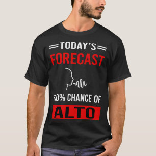 Camiseta Hoy Pronóstico Alto