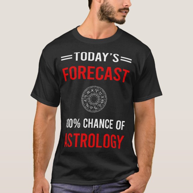 Camiseta Hoy Pronóstico Astrología (Anverso)