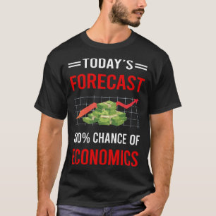Camiseta Hoy pronóstico economista económico economista