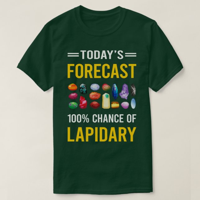 Camiseta Hoy Pronóstico Lapidario Lapidarista (Diseño del anverso)