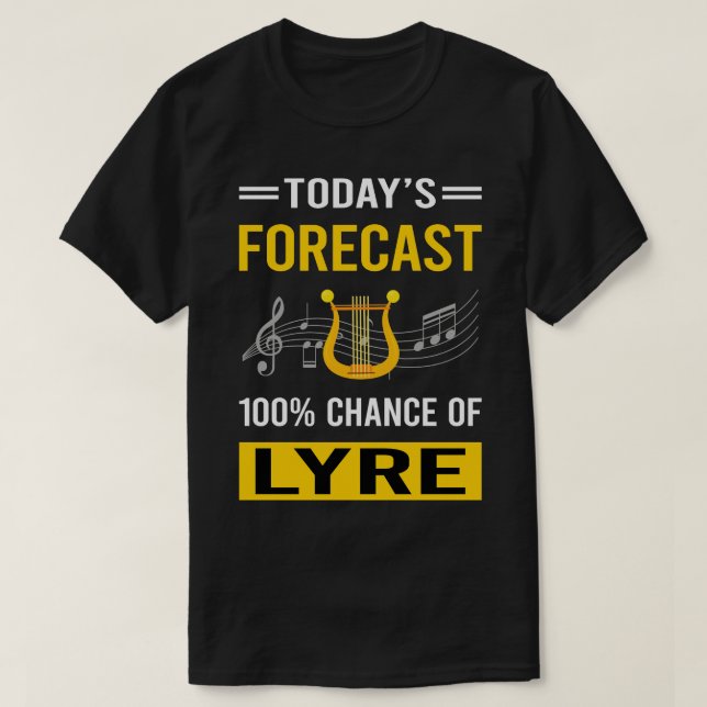 Camiseta Hoy Pronóstico Lyre (Diseño del anverso)