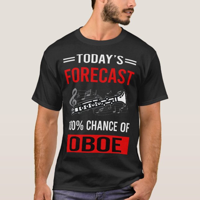 Camiseta Hoy Pronóstico Oboe (Anverso)