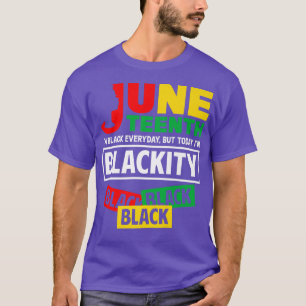 Camiseta Hoy soy el orgullo negro negro africano Ju