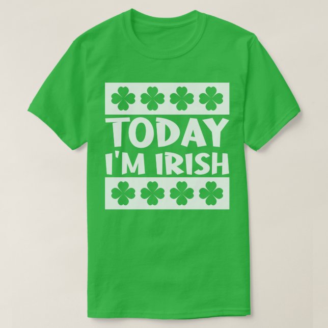Camiseta Hoy Soy Irlandés (Diseño del anverso)