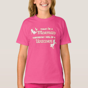 Camiseta Hoy soy Sirenita mañana seré Unicornio