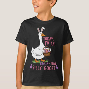 Camiseta Hoy soy un Día de Pascua de Huevos Silly Goose