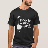 Hoy soy un ganso serio divertido animal de oficina