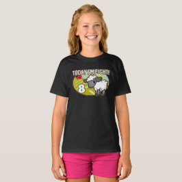 Camiseta ¡Hoy tengo ocho años! Cordero lindo