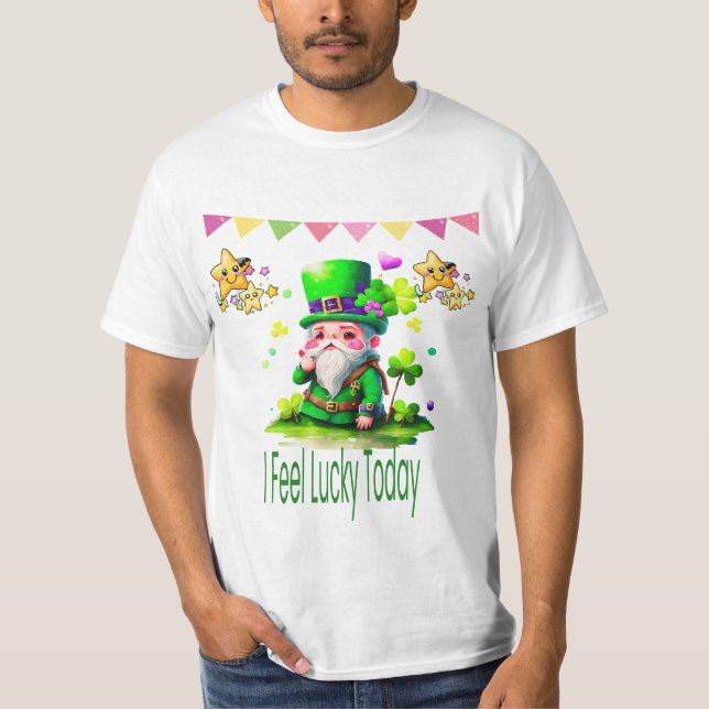 Camiseta Hoy Tengo Suerte -St. Descenso afortunado del Día  (Anverso)