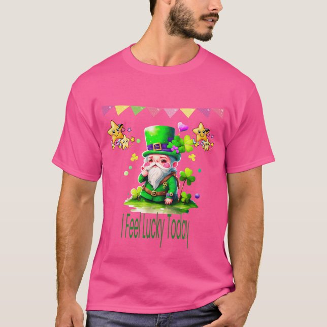 Camiseta Hoy Tengo Suerte -St. Descenso afortunado del Día  (Anverso)
