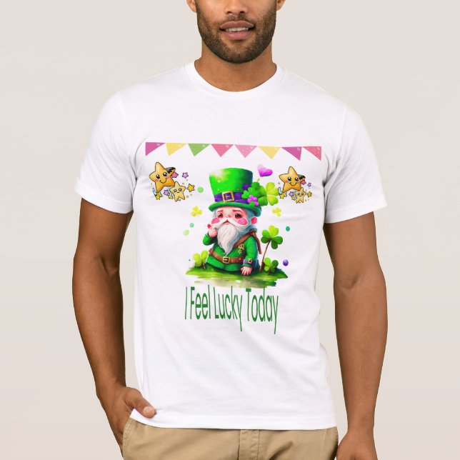 Camiseta Hoy Tengo Suerte -St. Descenso afortunado del Día  (Anverso)