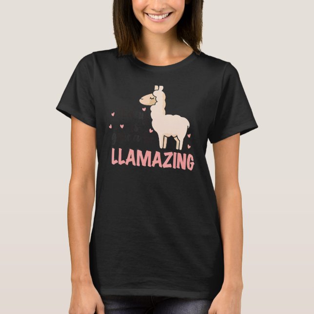Camiseta Hoy va a llamarse Llama Pun de Cumpleaños 1 (Anverso)