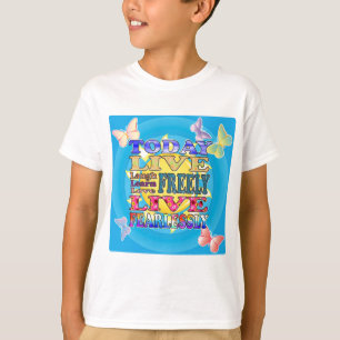 Camiseta Hoy vivo, ame, ría…