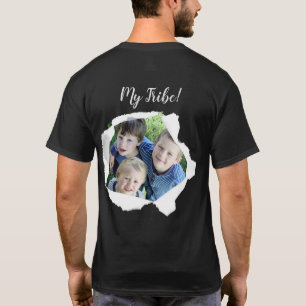 Camiseta Hoyo de papel Añadir tu Personalizado fotográfico