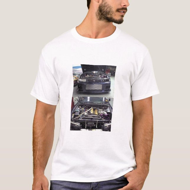 Camiseta HP 1350 Nissan Skyline R33 (Anverso)