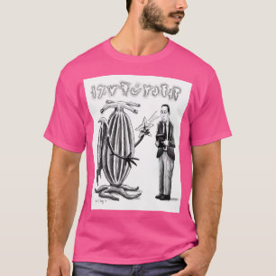 Camiseta Hp Lovecraft Y Elder Thing Baseball Sleeve