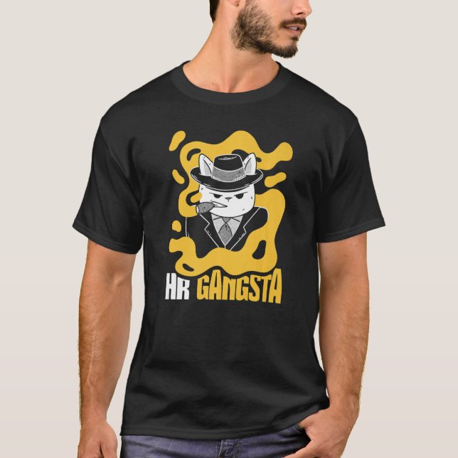 Camiseta HR Gangsta Costume  Human Resource (Anverso)