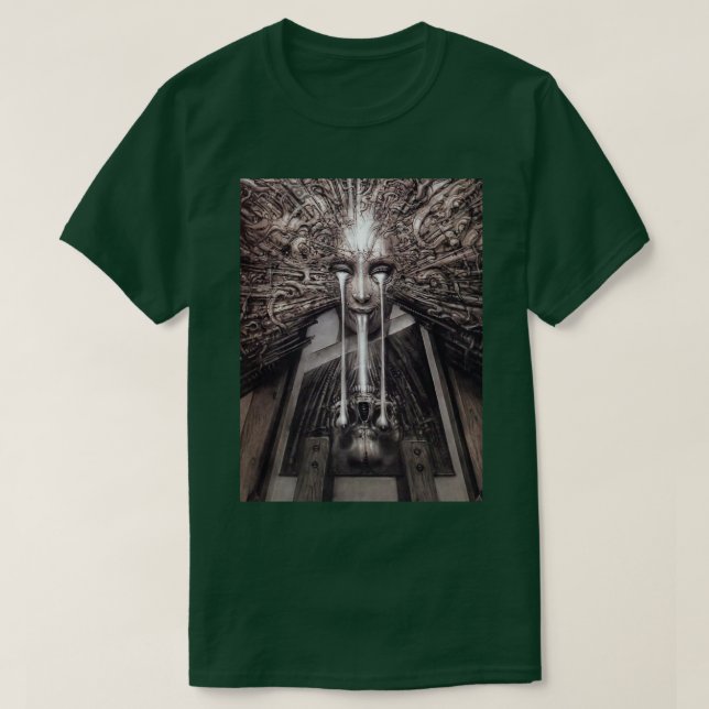Camiseta HR Giger Art Steampunk  (Diseño del anverso)